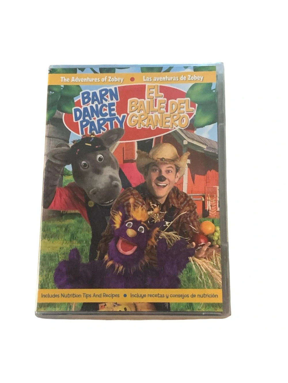 The Adventures of Zobey Barn Dance Party Bilingual DVD English Spanish NR NEW